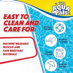 Wahu Aqua Pals Peppa Pig Peluş Su Oyuncağı, 2 Yaş ve Üzeri Çocuklar için, Hızlı Kuruyan Su Geçirmez Peluş Oyuncak Havuz ve Küvet için, Pembe/Kırmızı, 40,64 cm