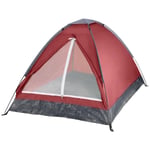 Wakeman Happy Camper İki kişilik çadır, kiremit kırmızısı