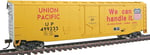Walthers Trainline HO Ölçekli Model 50' Geçmeli Kapı Boxcar Metal Tekerlekler Union Pacific ile