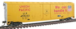 Walthers Trainline HO Ölçekli Model 50' Geçmeli Kapı Boxcar Metal Tekerlekler Union Pacific ile