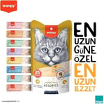 Wanpy Karışık Sıvı Kedi Ödülü 2 Adet x 25 x 14 gr