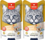 Wanpy Karışık Sıvı Kedi Ödülü 2 Adet x 25 x 14 gr