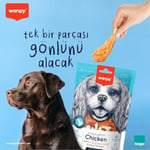 Wanpy Oven Roasted Tavuk Sargılı Kalsiyum Takviyeli Köpek Ödülü (1 x 100 Gr)