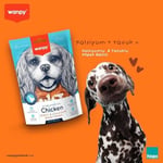 Wanpy Oven Roasted Tavuk Sargılı Kalsiyum Takviyeli Köpek Ödülü (1 x 100 Gr)