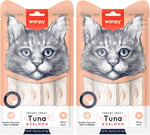 Wanpy Ton Balığı&Somon 5x14 gr Likit Kedi Ödülü 2li paket