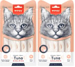 Wanpy Ton Balığı&Somon 5x14 gr Likit Kedi Ödülü 2li paket