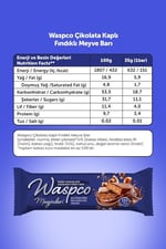Waspco Bitter Çikolata Kaplı Fındıklı Meyve Bar 35g x 12 Adet