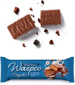 Waspco Bitter Çikolata Kaplı Hindistan Cevizli Meyve Bar 35g x 12 Adet