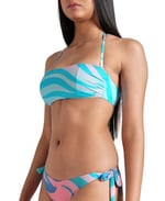 Water Prints Kadın Çok Renkli Yüzücü Bikini 007083901