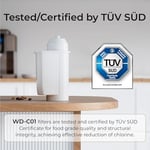 Waterdrop Siemens tam otomatik kahve makinesi EQ6, EQ9 S700, EQ500, TZ70003, Brita Intenza 575491, Bosch TCZ7003, TCZ7033, 467873 için yedek su filtresi BRITA INTENZA+ (4) için değildir