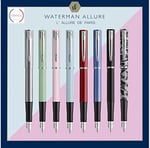 Waterman Graduate Allure tükenmez kalem, mavi boyalı, orta uçlu, mavi mürekkepli, hediye kutusu Füllfederhalter