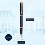 Waterman Hemisphere Mat Siyah Altın Tasarımlı Roller Kalem, Ince Uç, Siyah Mürekkep