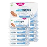 WaterWipes Yeni Doğan & Hassas Ciltler için 720 Yaprak Bebek Islak Mendili (12 x 60 Adet), Bitki Tabanlı
