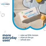 WaterWipes Yeni Doğan & Hassas Ciltler için 720 Yaprak Bebek Islak Mendili (12 x 60 Adet), Bitki Tabanlı