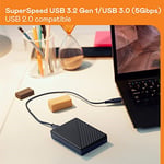 WD 6 TB My Passport taşınabilir harici sabit disk, cihaz yönetim yazılımı, yedekleme ve şifre koruması, PC, Xbox ve PS4 ile uyumlu, siyah