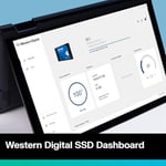 WD Blue SA510 SATA SSD 1 TB 2,5 inç (560 MB/s'ye kadar okuma, 520 MB/s'ye kadar yazma, PC/dizüstü bilgisayar için yükseltme, Dropbox Professional, Western Digital SSD Dashboar - Seçenekler: 1 TB, 4 TB