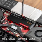 WD_Black SN7100 1TB NVMe SSD, M.2 2280 okuma hızı/yazma hızı 7250/6900 MB/s'ye kadar, Next Gen TLC 3D NAND, WD_Black Dashboard, dizüstü bilgisayarlar ve oyun el bilgisayarları için geliştirilmiştir