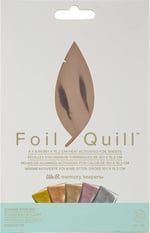 We R Memory Keepers 660667 Isı Etkinleştirilebilir Folyo, Stieglitz, Foil Quill Transfer Folyosu, 5 Folyo Sayfası 10,1 x 15,2 cm, Kart Tasarımı ve Daha Fazlası İçin