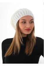 Wearflawless Kadın Kalın Örgü Ponponlu Bere-1