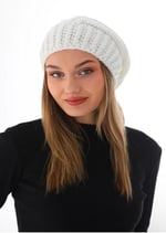 Wearflawless Kadın Kalın Örgü Ponponlu Bere-1