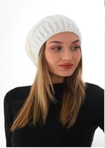 Wearflawless Kadın Kalın Örgü Ponponlu Bere-1