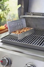 Weber 17624 tütsü cipsi Hickory 700 g, tütsüleme, aroma, mangal, kahverengi, 17,8 x 8,9 x 30,5 cm