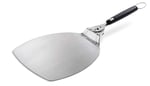 Weber® Pizza küreği, pizza küreği, pizza küreği, paslanmaz çelik, döner sap, yerden tasarruf sağlayan saklama için, pizza, ekmek vs. için, 6691