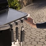 Weber Works düzenleyici set, tüm Slate ve Spirit (2025) modelleri için uygun, 1 x çöp torbası tutucu, 4 x çatal bıçak kancası, 1 x kağıt havlu tutucu - siyah (34001006)