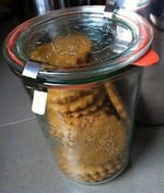 Weck Konserve Kavanozları 743 - Şeffaf Camdan Weck Kalıp Kavanozu - Çevre Dostu Konserve Kavanozu - Kapaklı Gıda Saklama Kabı Hava Geçirmez - 3/4 Litre Uzun Kavanoz - Cam Kapaklı ve Kauçuk Contalı 1 K