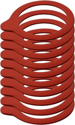 Weck x 10 adet pencere alarm halkası 94 x 108 mm
