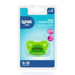 Wee Baby Akide Damaklı Emzik No:2 - YEŞİL - Seçenekler: No:1, No:2, No:3, Tek Ebat