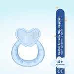 Wee Baby Kalpli Silikon Diş Kaşıyıcı - MAVİ