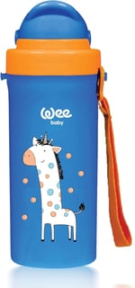 Wee Baby Pipetli Bardak 300 ml - MAVİ