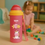 Wee Baby Pipetli Bardak 300 ml - PEMBE
