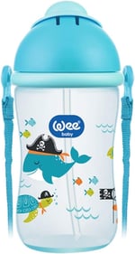 Wee Baby Pipetli Bardak 380 ml - Mavi