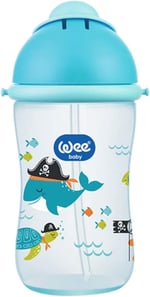 Wee Baby Pipetli Bardak 380 ml - Mavi