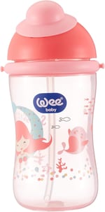 Wee Baby Pipetli Bardak 380 ml - Pembe
