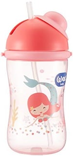 Wee Baby Pipetli Bardak 380 ml - Pembe