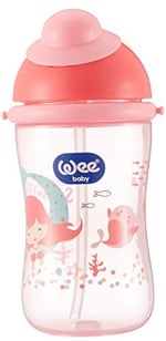 Wee Baby Pipetli Bardak 380 ml - Pembe