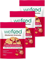 Wefood Glutensiz Granola Kırmızı Meyve & Bademli 250 gr