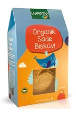 Wefood Kids Organik Sade Tereyağlı Bisküvi 50 gr 8683347030477