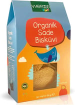 Wefood Kids Organik Sade Tereyağlı Bisküvi 50 gr 8683347030477