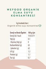 Wefood Organik Elma Suyu Konsantresi 340 gr 2'li