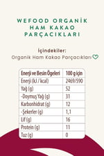 Wefood Organik Ham Kakao Parçacıkları 150 Gr (kakao Nibs) 8681749104246