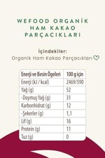Wefood Organik Ham Kakao Parçacıkları 150 Gr (kakao Nibs) 8681749104246
