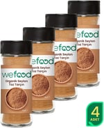 Wefood Organik Seylon Tarçın Tozu 45 Gr 4'Lü