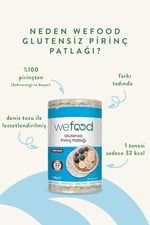 Wefood Pirinç Patlağı 100 gr 3'lü