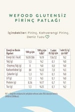 Wefood Pirinç Patlağı 100 gr 3'lü