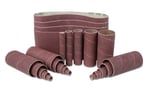 WEN 6524SP240 240-Grit Kombinasyon Kemer ve Kol Zımpara Seti, 24'lü Paket
