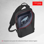WENGER 611876 - Monosling Omuz Çantası 36 cm Siyah, Siyah, Ölçü Birimi, Rucksack
